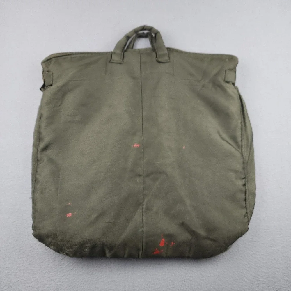 UNICOR Flyers Helmet Bag Green Nylon Men One Size Padded USA Tactical Vintage